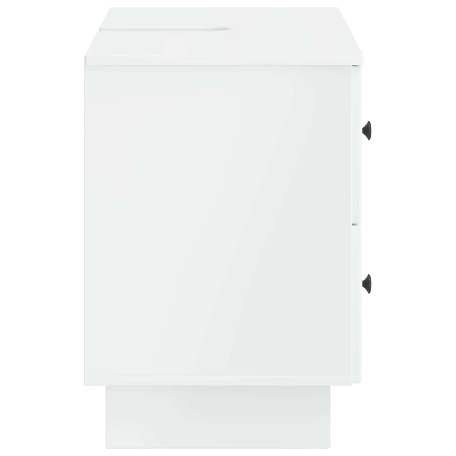 Armadio per Lavabo da Bagno EDE Bianco Lucido 82 x 41 x 59 cm | homemem39