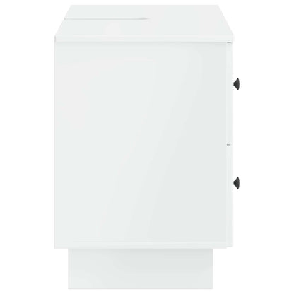 Armadio per Lavabo da Bagno EDE Bianco Lucido 82 x 41 x 59 cm | homemem39