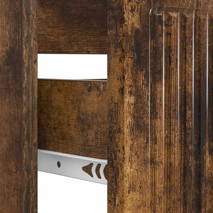 Armadio per Lavabo da Bagno EDE Rovere Fumo 82 x 41 x 59 cm | homemem39
