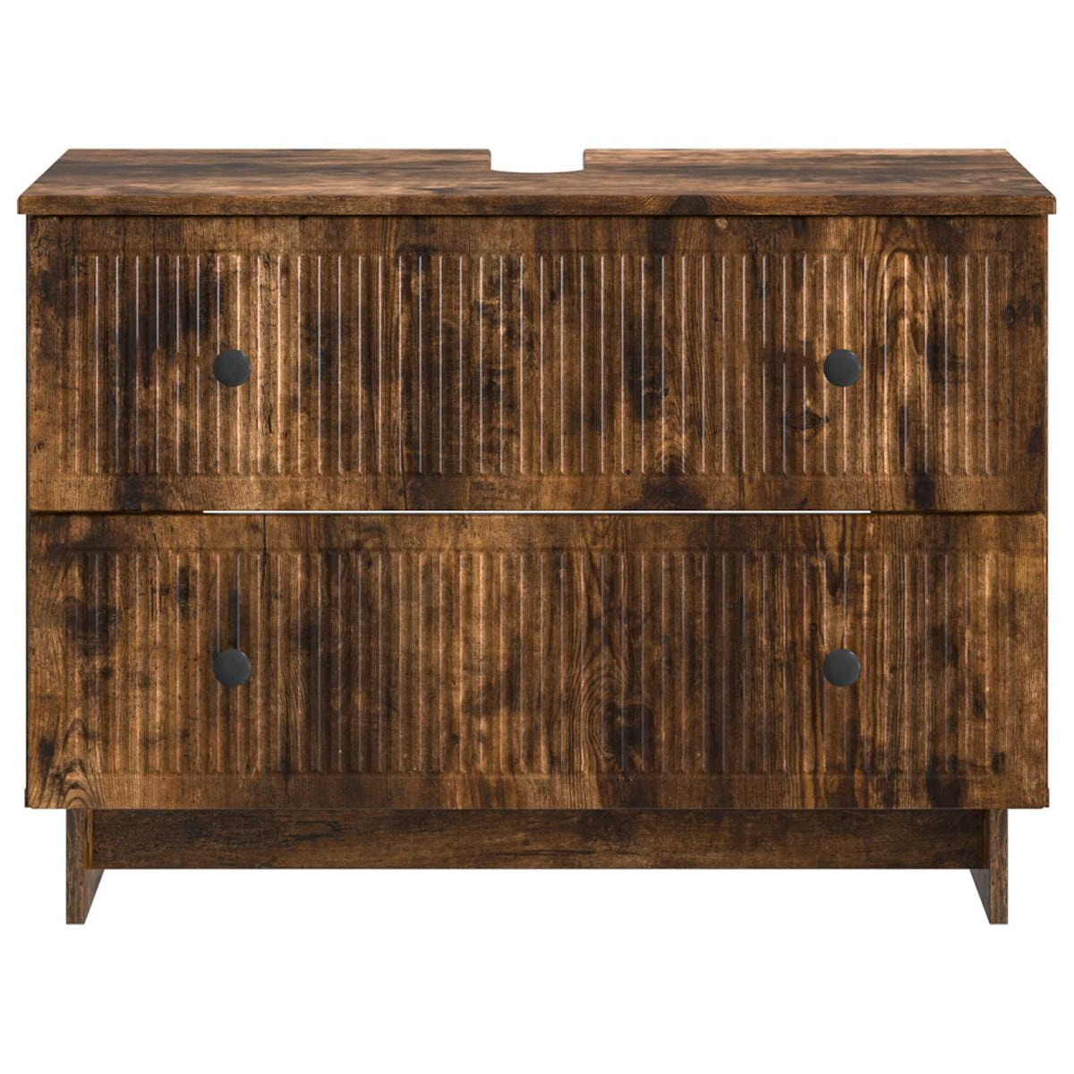 Armadio per Lavabo da Bagno EDE Rovere Fumo 82 x 41 x 59 cm