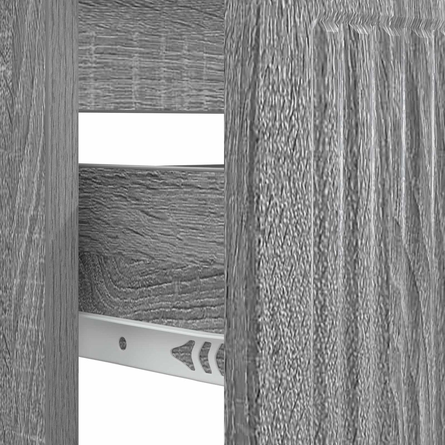 Armadio per Lavabo da Bagno EDE Sonoma grigio 82 x 41 x 59 cm | homemem39