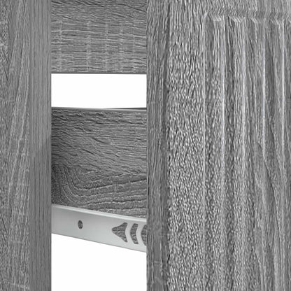 Armadio per Lavabo da Bagno EDE Sonoma grigio 82 x 41 x 59 cm | homemem39