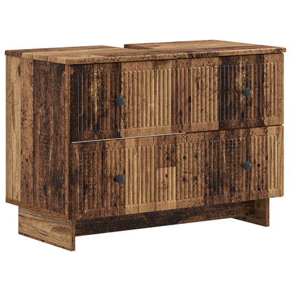 Armadio per Lavabo da Bagno EDE Legno antico 82 x 41 x 59 cm | homemem39