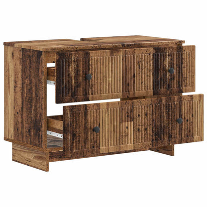 Armadio per Lavabo da Bagno EDE Legno antico 82 x 41 x 59 cm
