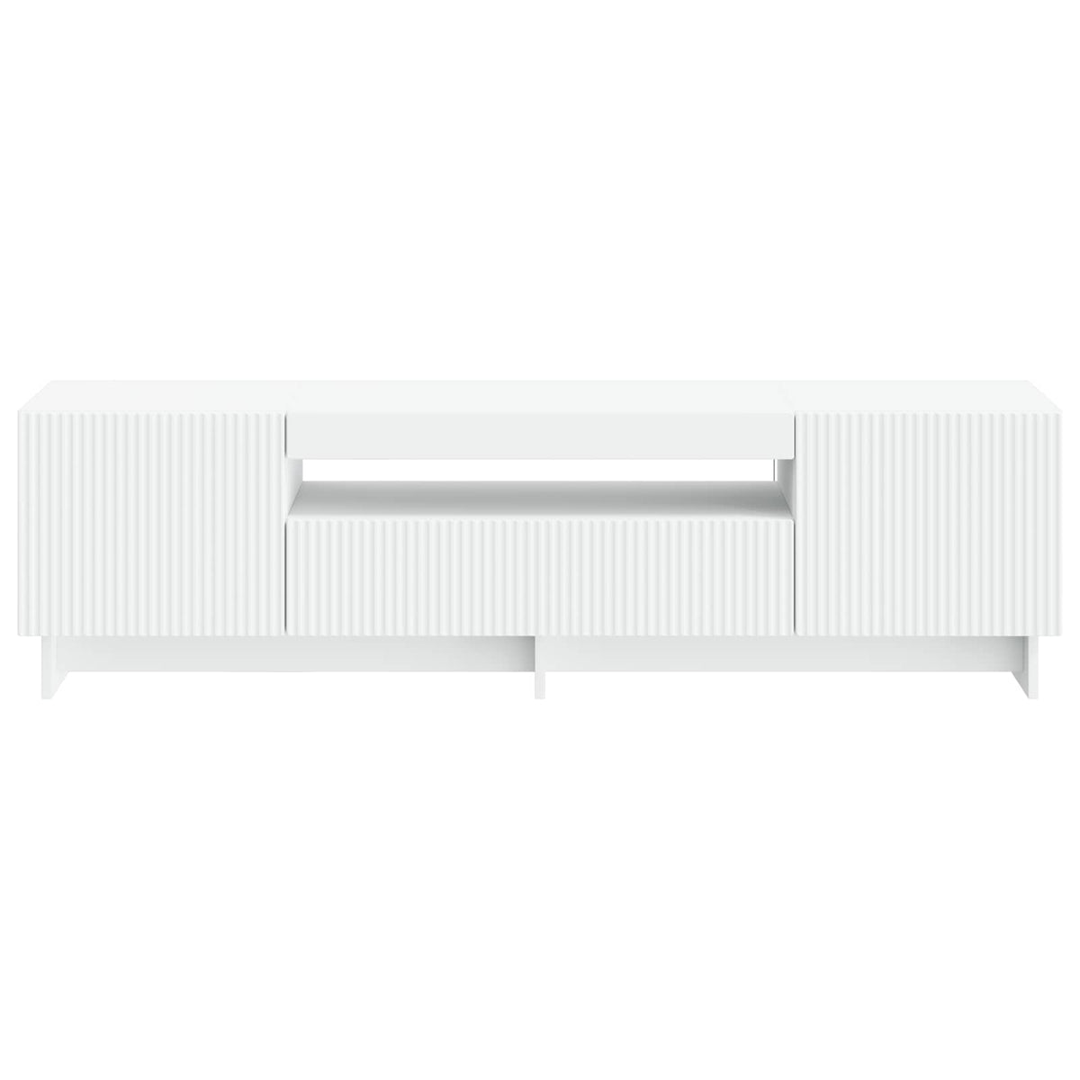 Mobile TV LED EDE 153 x 35 x 43 cm Bianco Legno ingegnerizzato