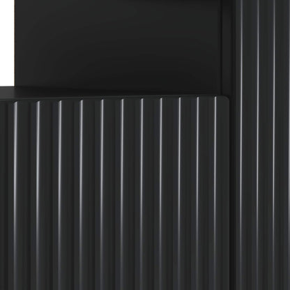 Mobile TV LED EDE 153 x 35 x 43 cm Nero Legno ingegnerizzato