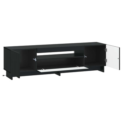 Mobile TV LED EDE 153 x 35 x 43 cm Nero Legno ingegnerizzato
