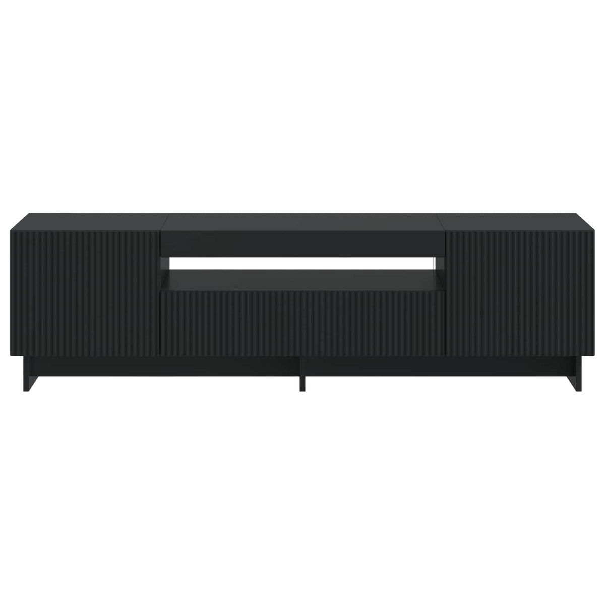 Mobile TV LED EDE 153 x 35 x 43 cm Nero Legno ingegnerizzato