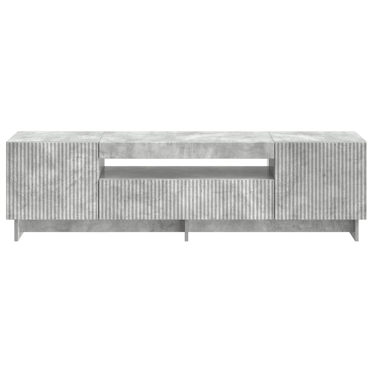 Mobile TV LED EDE 153 x 35 x 43 cm Grigio Cemento