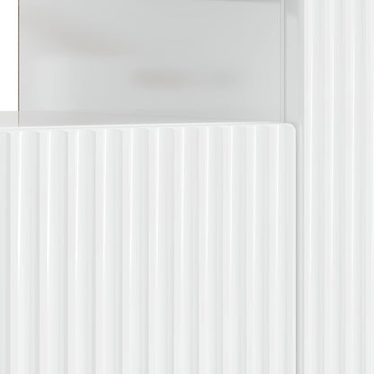 Mobile TV LED EDE 153 x 35 x 43 cm Bianco Lucido