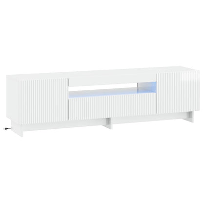Mobile TV LED EDE 153 x 35 x 43 cm Bianco Lucido