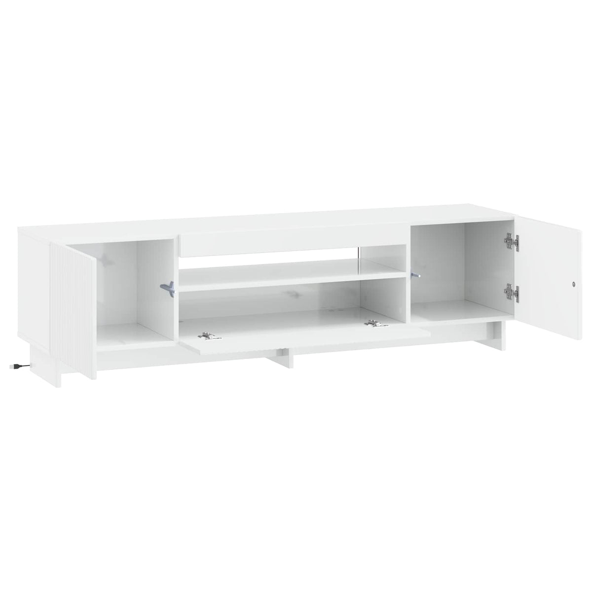 Mobile TV LED EDE 153 x 35 x 43 cm Bianco Lucido