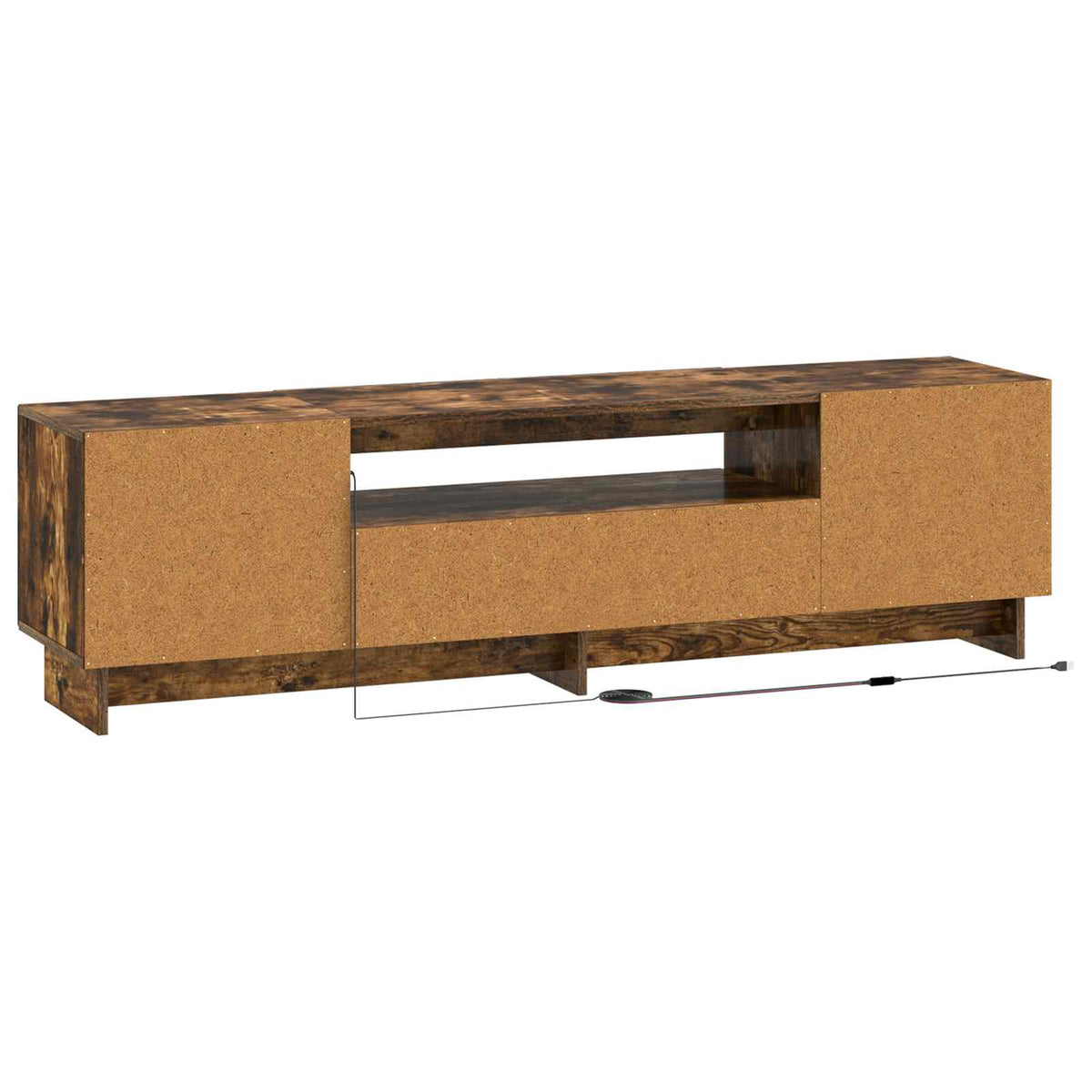 Mobile TV LED EDE 153 x 35 x 43 cm Rovere Fumo