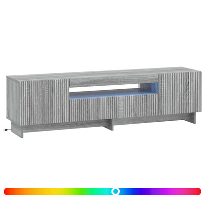 Mobile TV LED EDE 153 x 35 x 43 cm Sonoma grigio