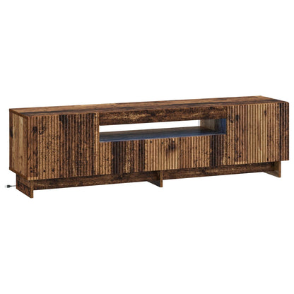 Mobile TV LED EDE 153 x 35 x 43 cm Legno antico