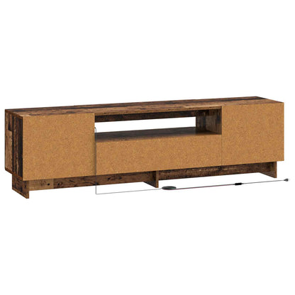 Mobile TV LED EDE 153 x 35 x 43 cm Legno antico