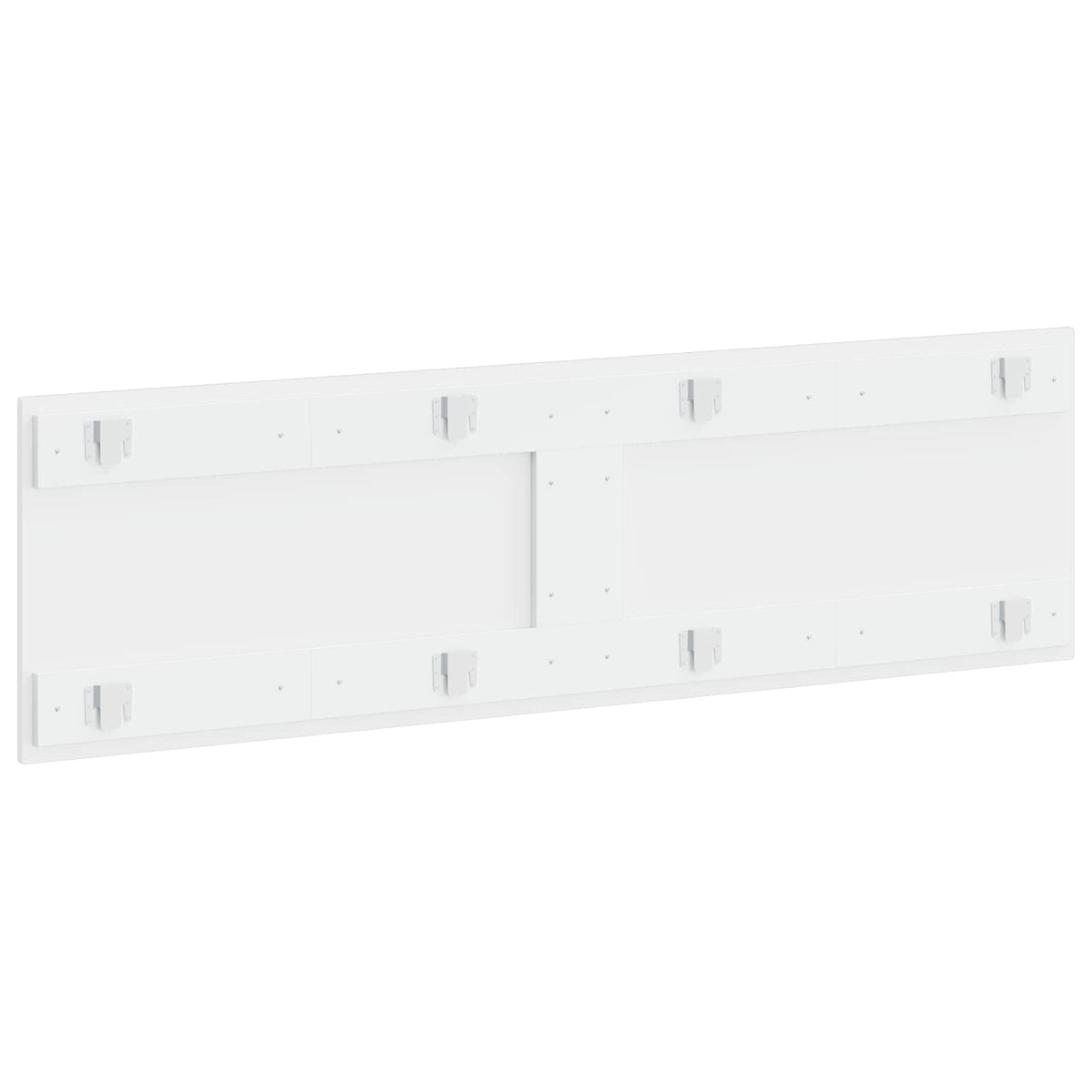 Testiera da Muro ZWOLLE Bianco Lucido Legno ingegnerizzato - homemem39