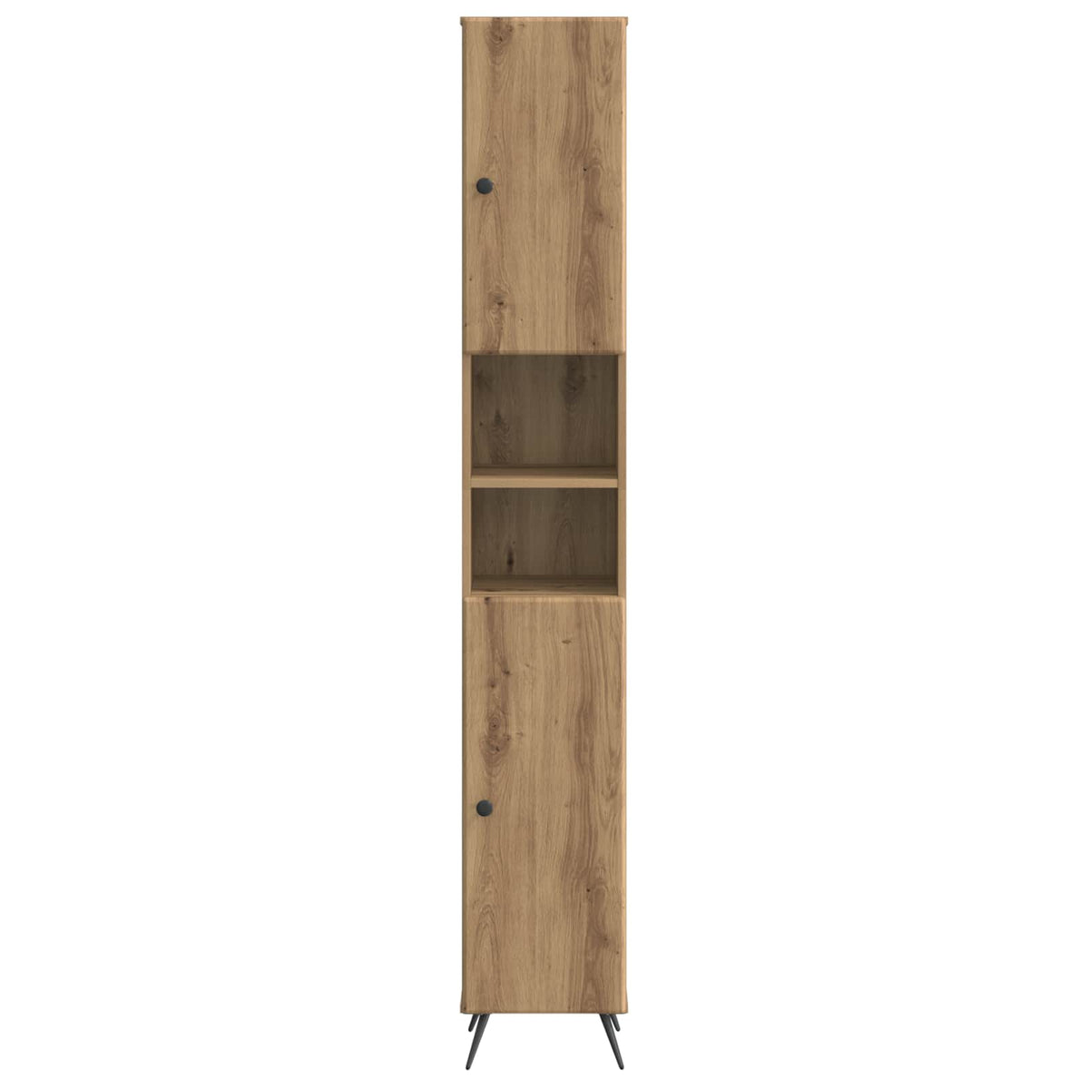 Armadio da Bagno con Ripiano Aperto BREDA Rovere Artigianale | homemem39