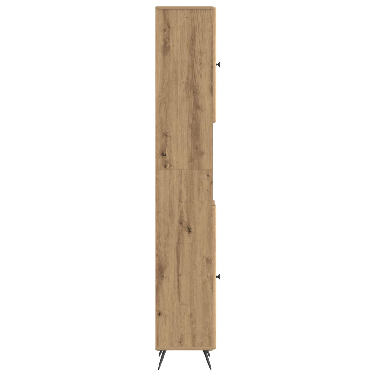 Armadio da Bagno con Ripiano Aperto BREDA Rovere Artigianale | homemem39