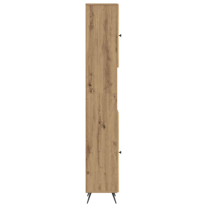 Armadio da Bagno con Ripiano Aperto BREDA Rovere Artigianale | homemem39