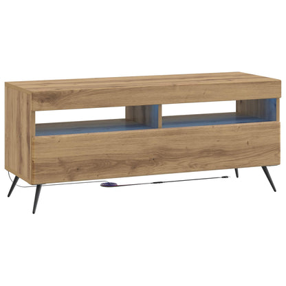 Mobile TV LED Rovere Artigianale Legno ingegnerizzato | homemem39