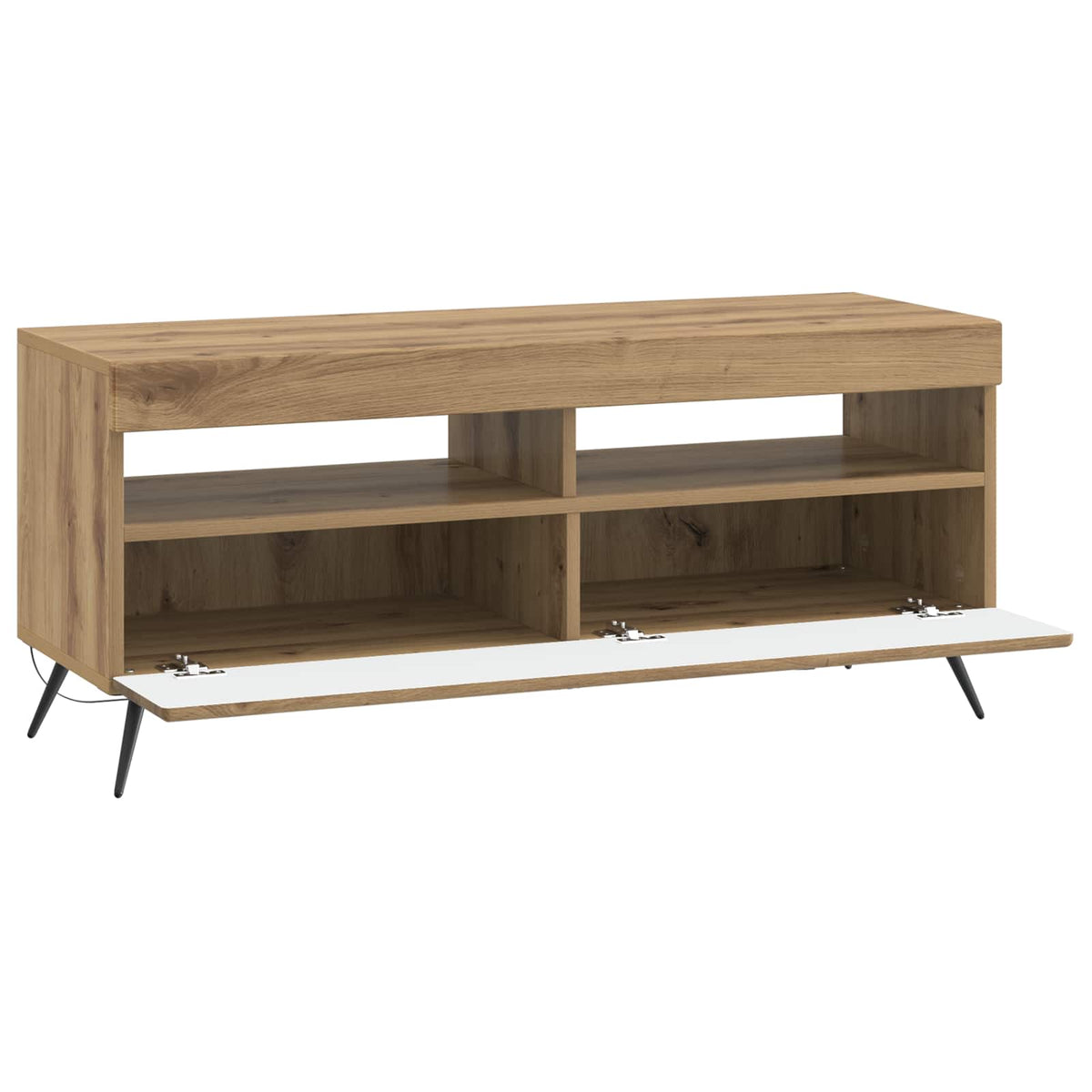 Mobile TV LED Rovere Artigianale Legno ingegnerizzato | homemem39
