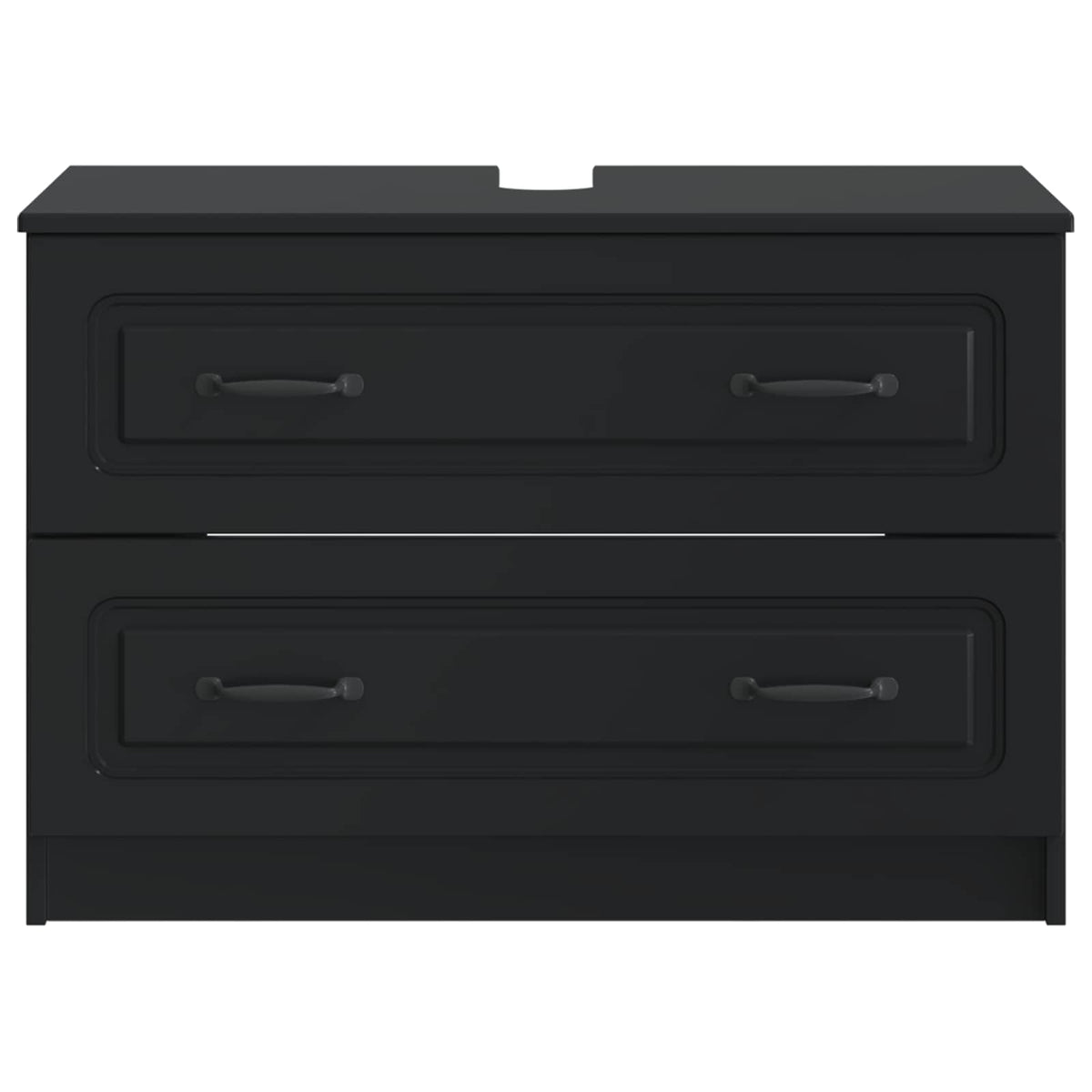 Armadio per Lavabo da Bagno UTRECHT Nero 82 x 41 x 56 cm