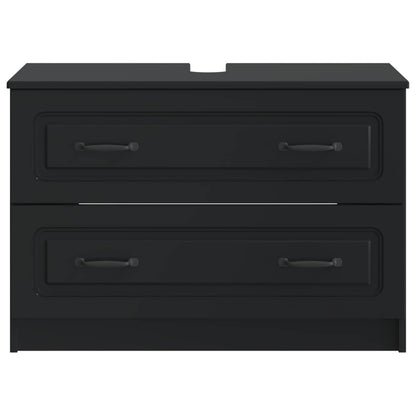Armadio per Lavabo da Bagno UTRECHT Nero 82 x 41 x 56 cm