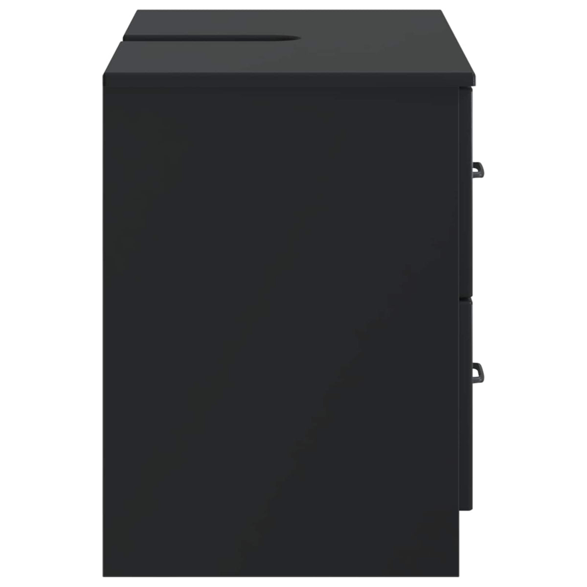 Armadio per Lavabo da Bagno UTRECHT Nero 82 x 41 x 56 cm