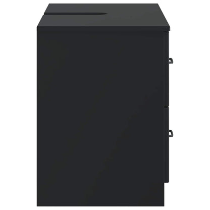 Armadio per Lavabo da Bagno UTRECHT Nero 82 x 41 x 56 cm