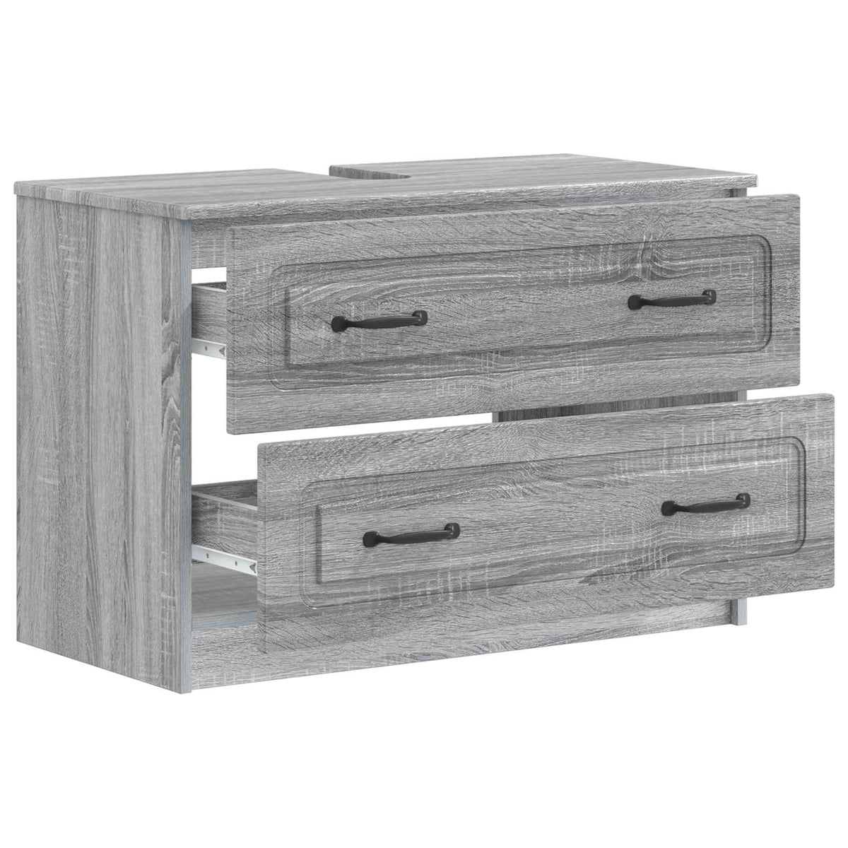 Armadio per Lavabo da Bagno UTRECHT Sonoma grigio