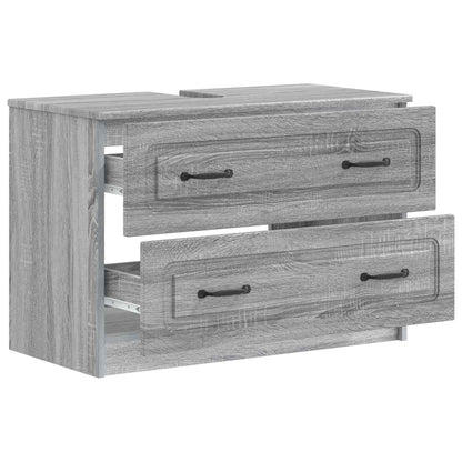 Armadio per Lavabo da Bagno UTRECHT Sonoma grigio