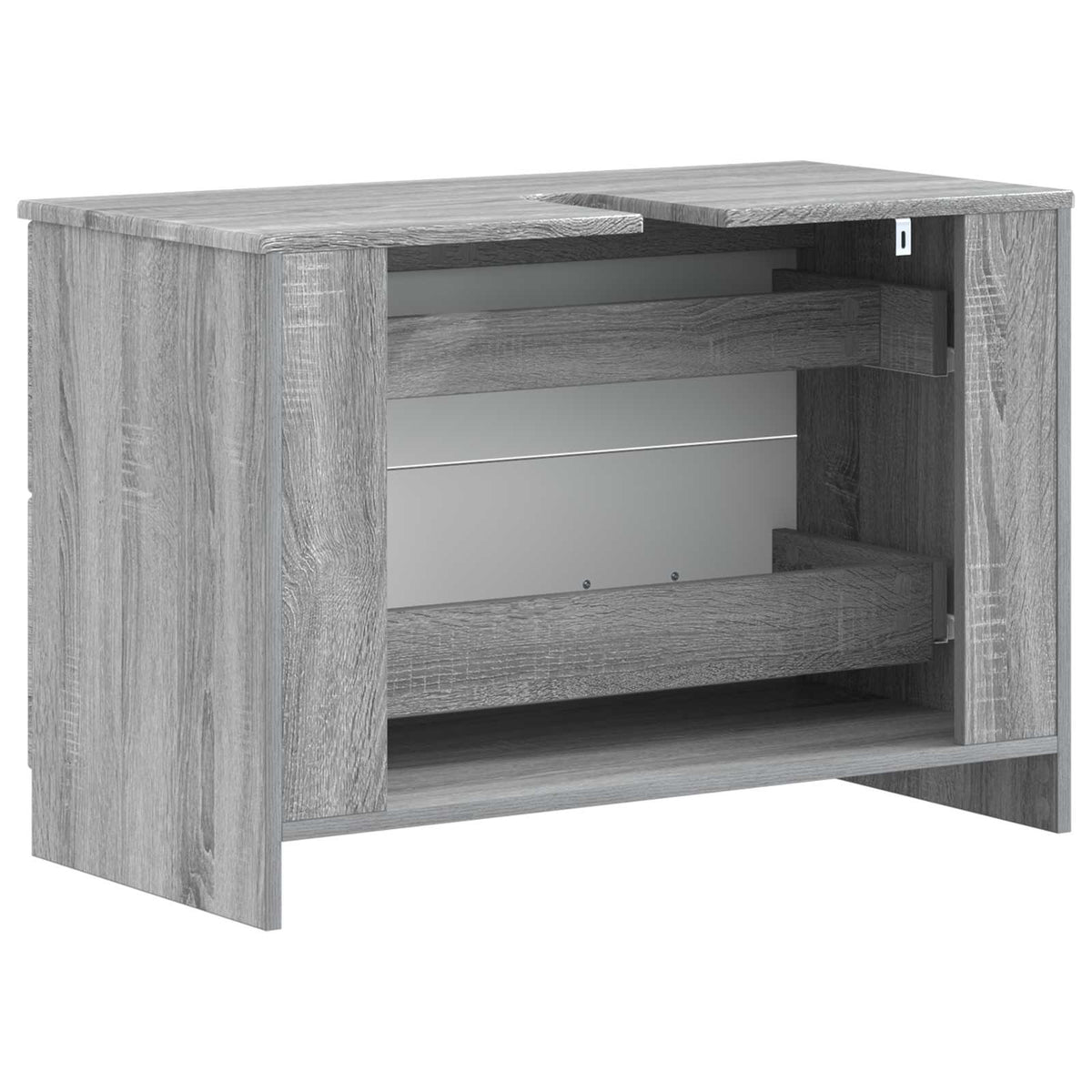 Armadio per Lavabo da Bagno UTRECHT Sonoma grigio