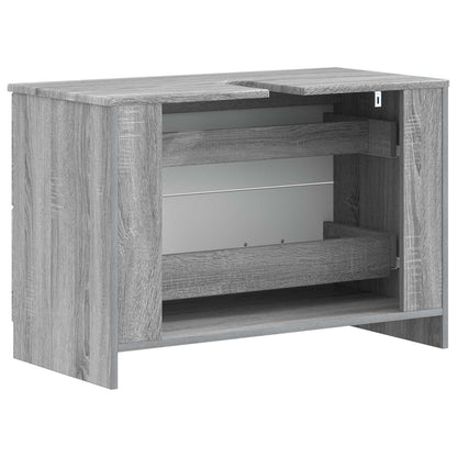 Armadio per Lavabo da Bagno UTRECHT Sonoma grigio