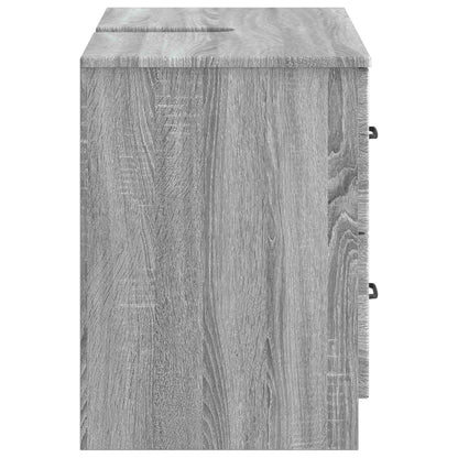 Armadio per Lavabo da Bagno UTRECHT Sonoma grigio