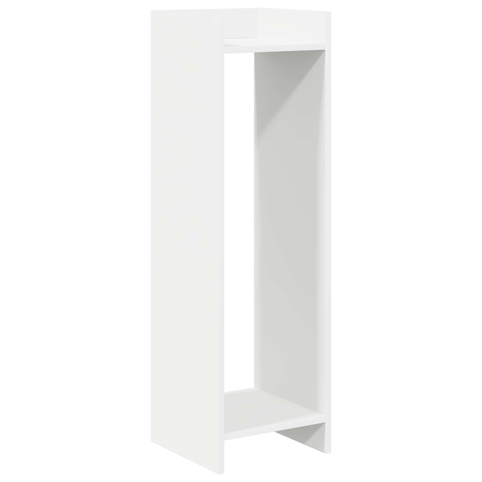 Supporto per piante con lo scaffale Bianco 30 x 30 x 100 cm | homemem39