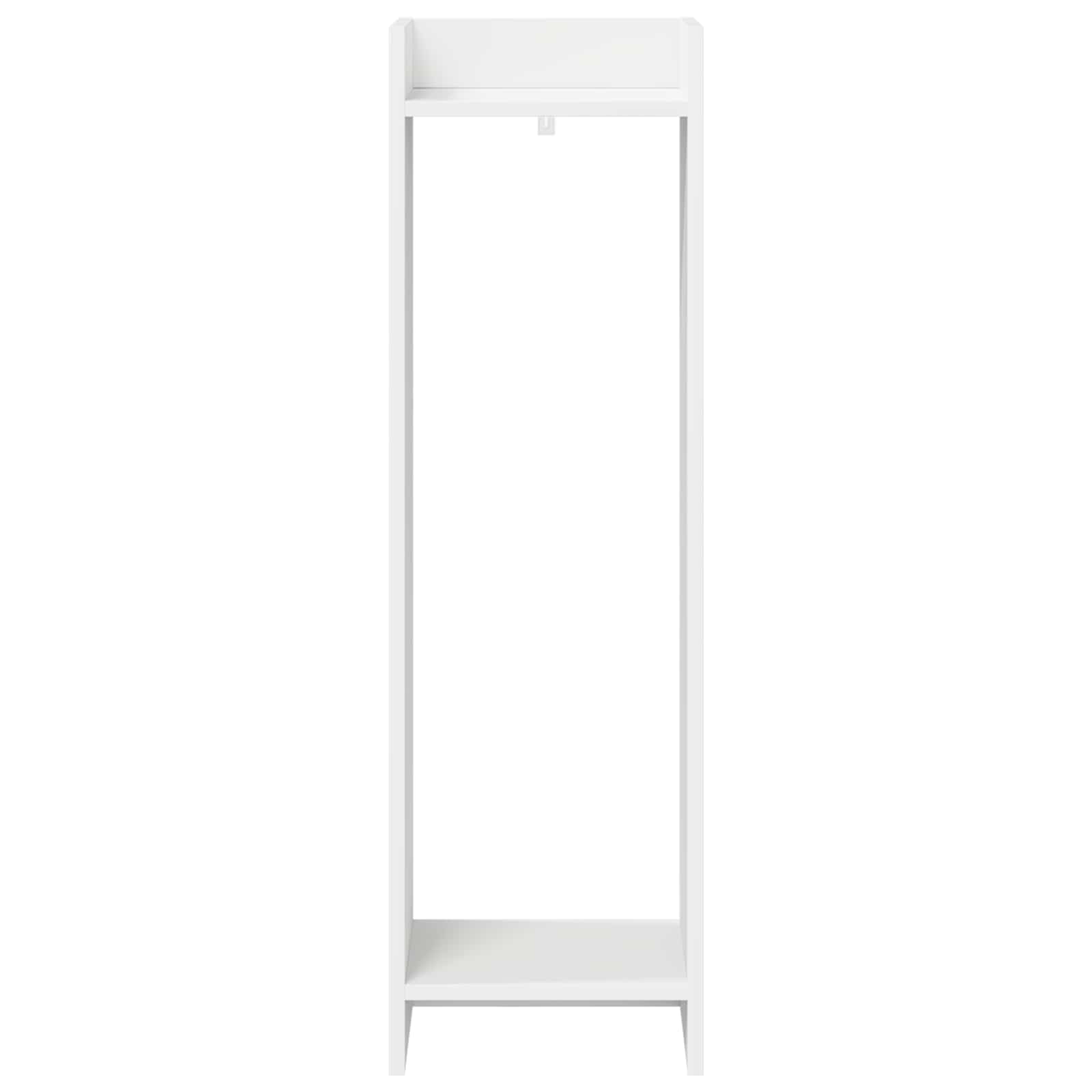 Supporto per piante con lo scaffale Bianco 30 x 30 x 100 cm | homemem39