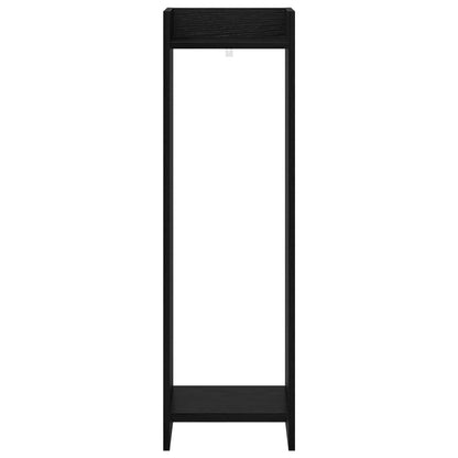 Supporto per piante Rovere Nero 30 x 30 x 100 cm | homemem39