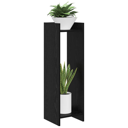 Supporto per piante Rovere Nero 30 x 30 x 100 cm | homemem39