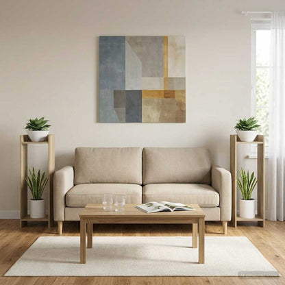 Supporto per piante 2 pcs Rovere Sonoma 30 x 30 x 100 cm | homemem39