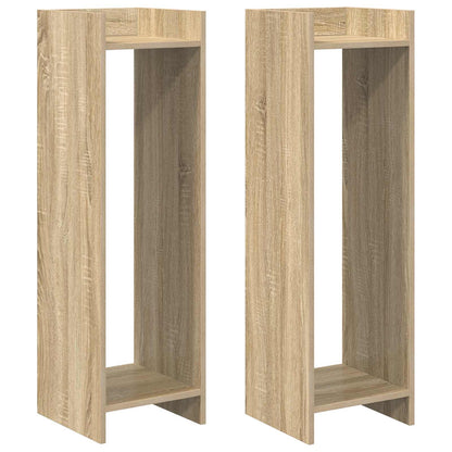 Supporto per piante 2 pcs Rovere Sonoma 30 x 30 x 100 cm | homemem39