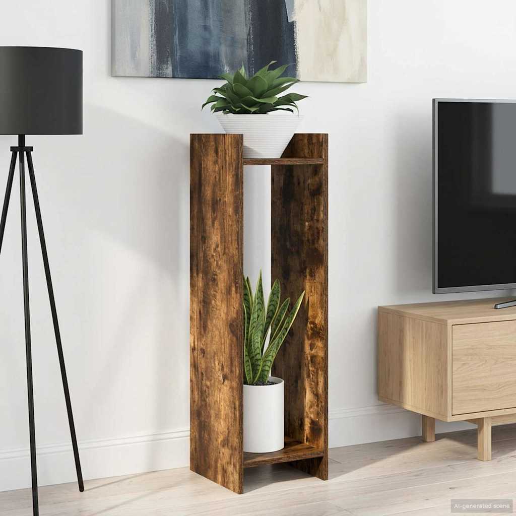 Supporto per piante Quercia Affumicata 30 x 30 x 100 cm | homemem39