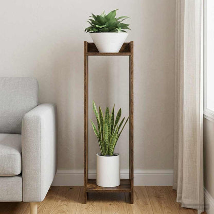 Supporto per piante Quercia Affumicata 30 x 30 x 100 cm | homemem39