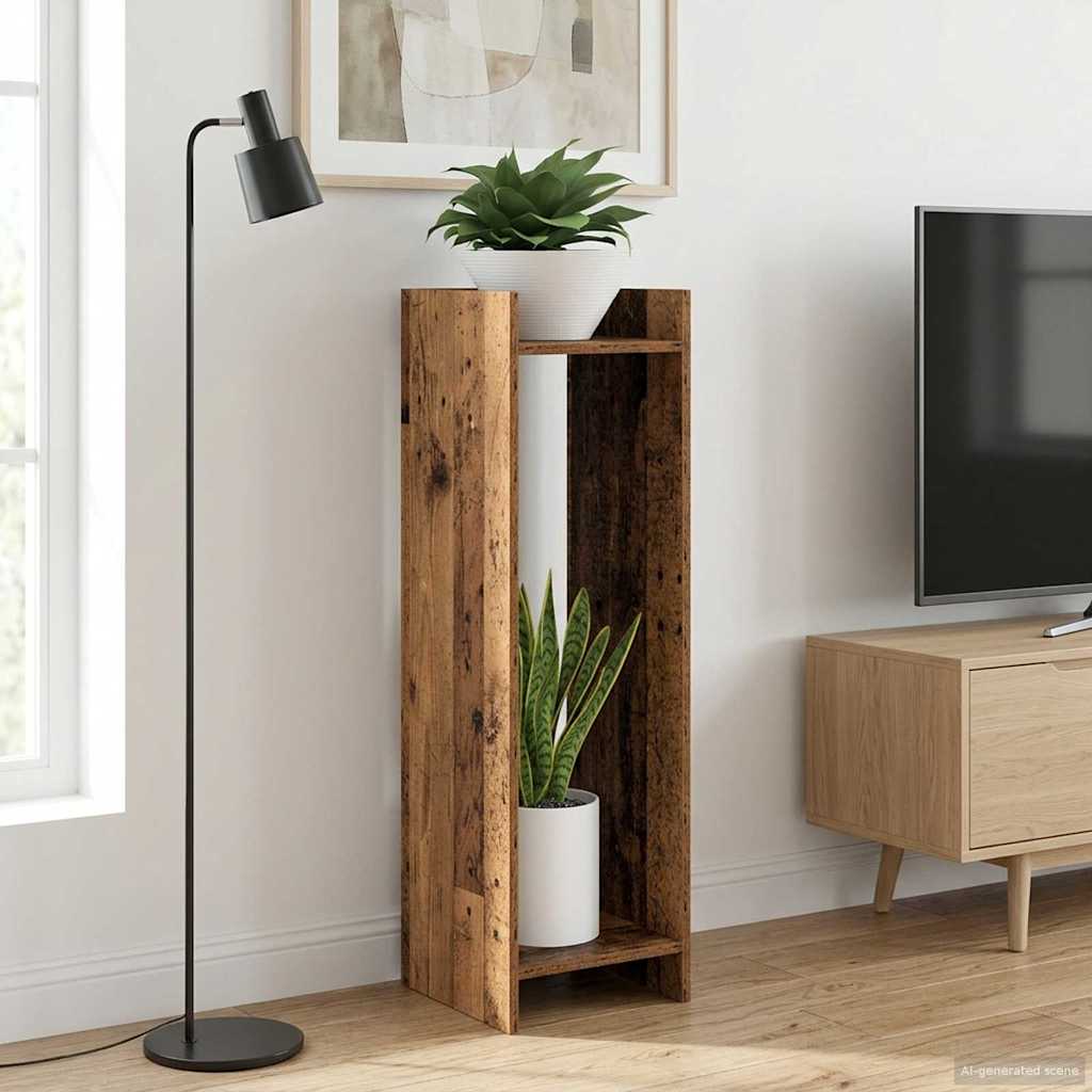 Supporto per piante Legno vecchio 30 x 30 x 100 cm | homemem39
