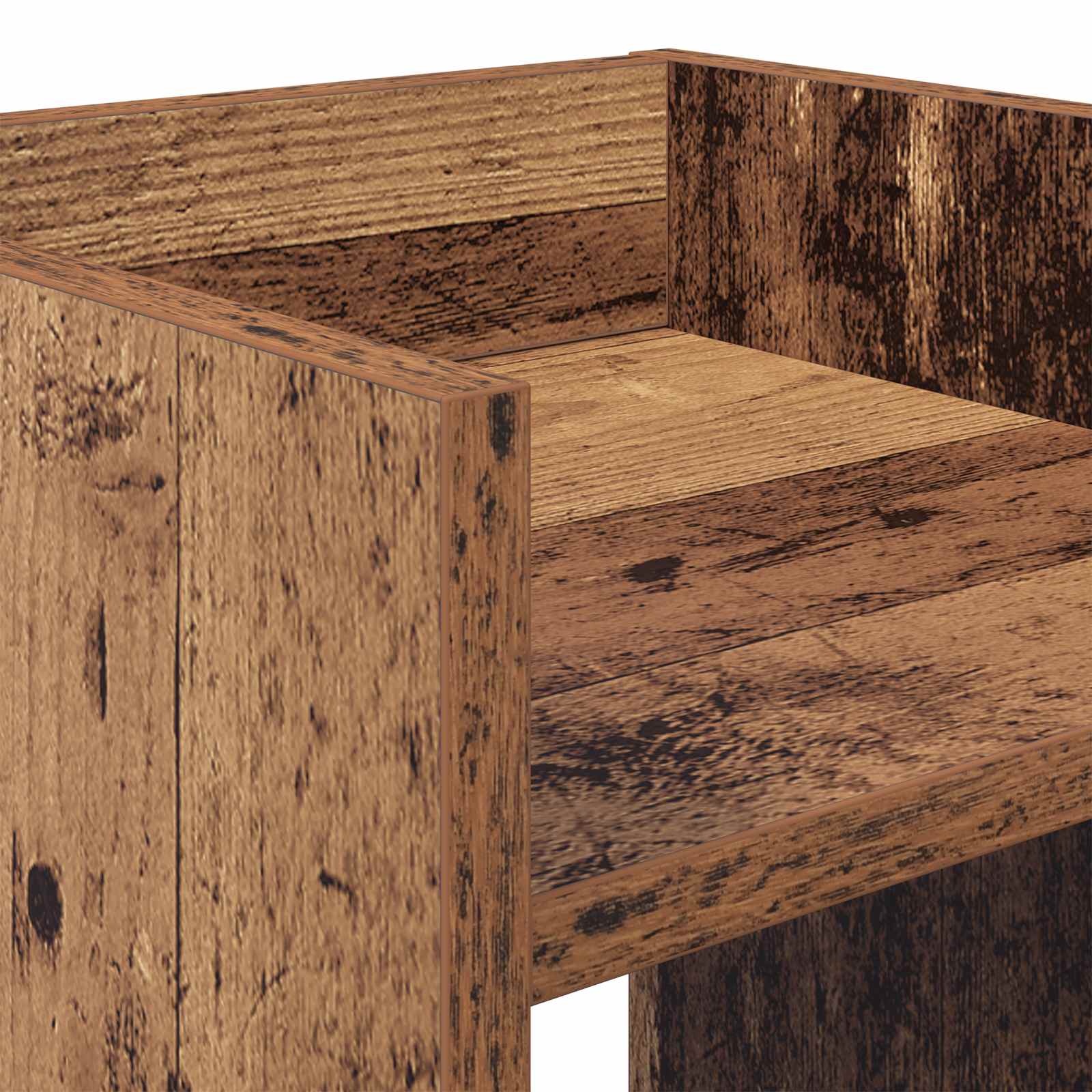 Supporto per piante 2 pcs Legno vecchio 30 x 30 x 100 cm | homemem39