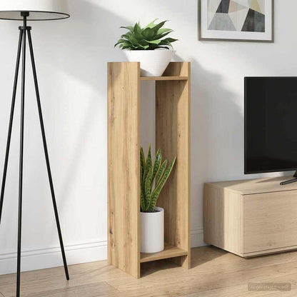 Supporto per piante 2 pcs Rovere Artigianale 30 x 30 x 100 cm | homemem39