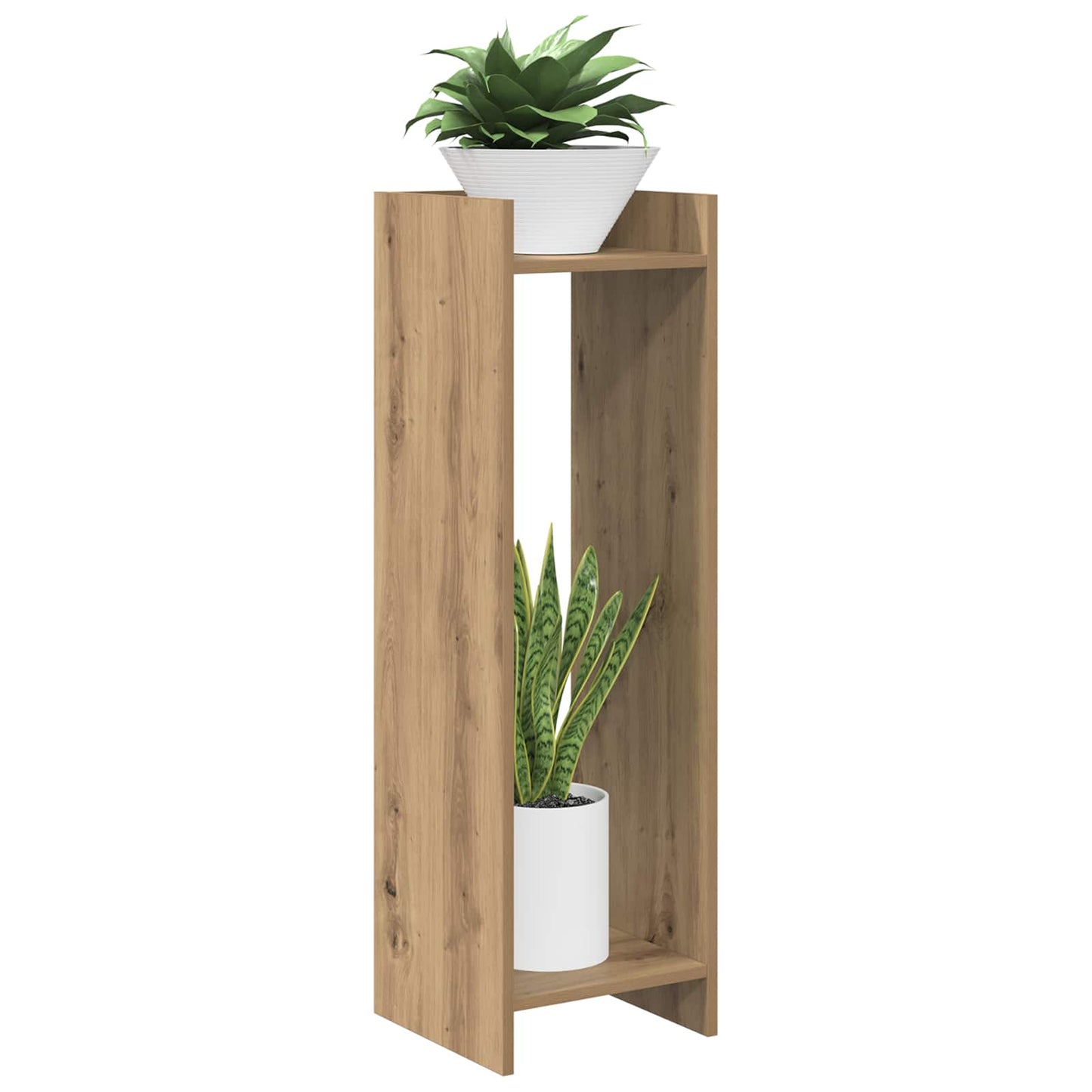 Supporto per piante 2 pcs Rovere Artigianale 30 x 30 x 100 cm | homemem39
