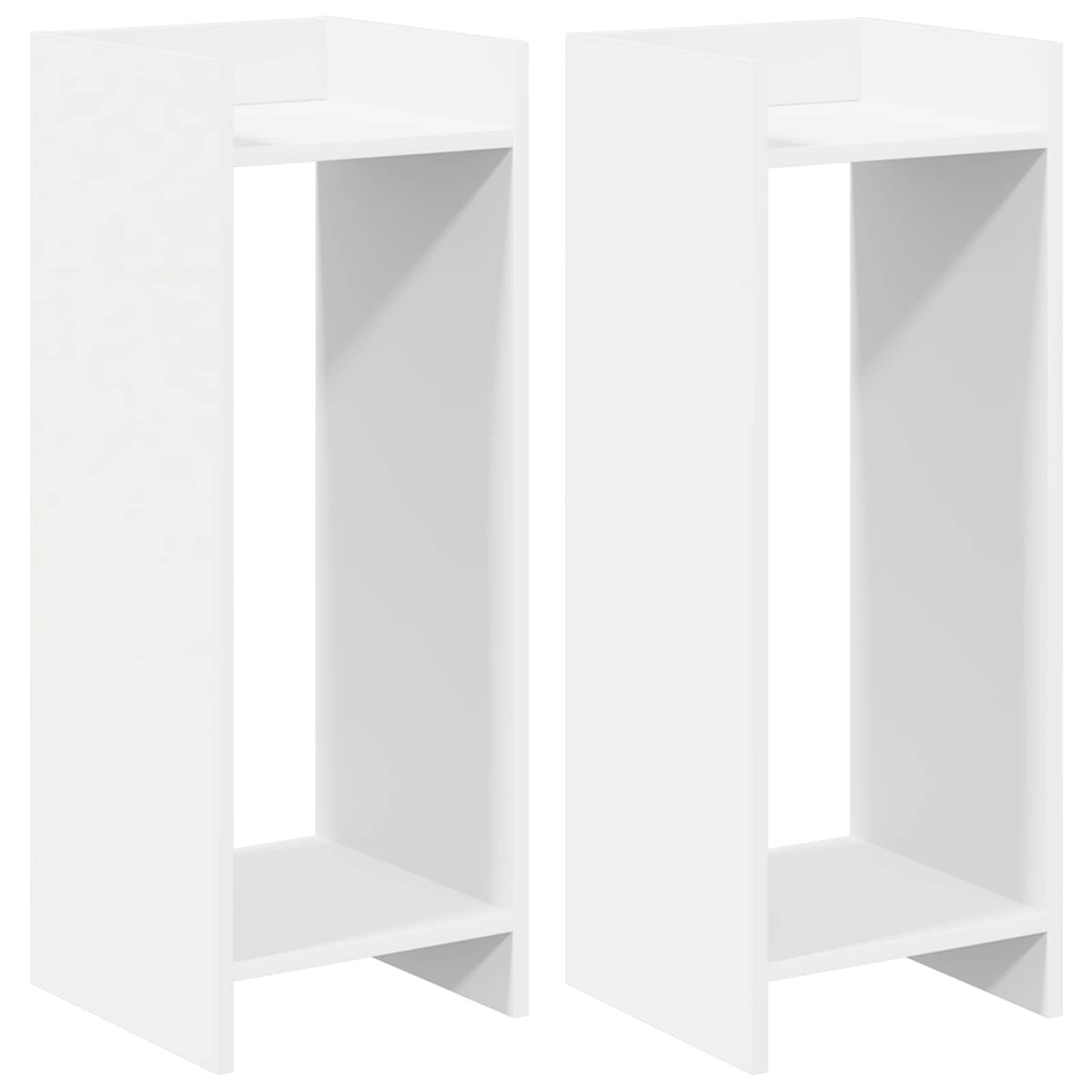 Supporto per piante 2 pcs Bianco 30 x 30 x 80 cm | homemem39