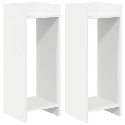 Supporto per piante 2 pcs Bianco 30 x 30 x 80 cm | homemem39