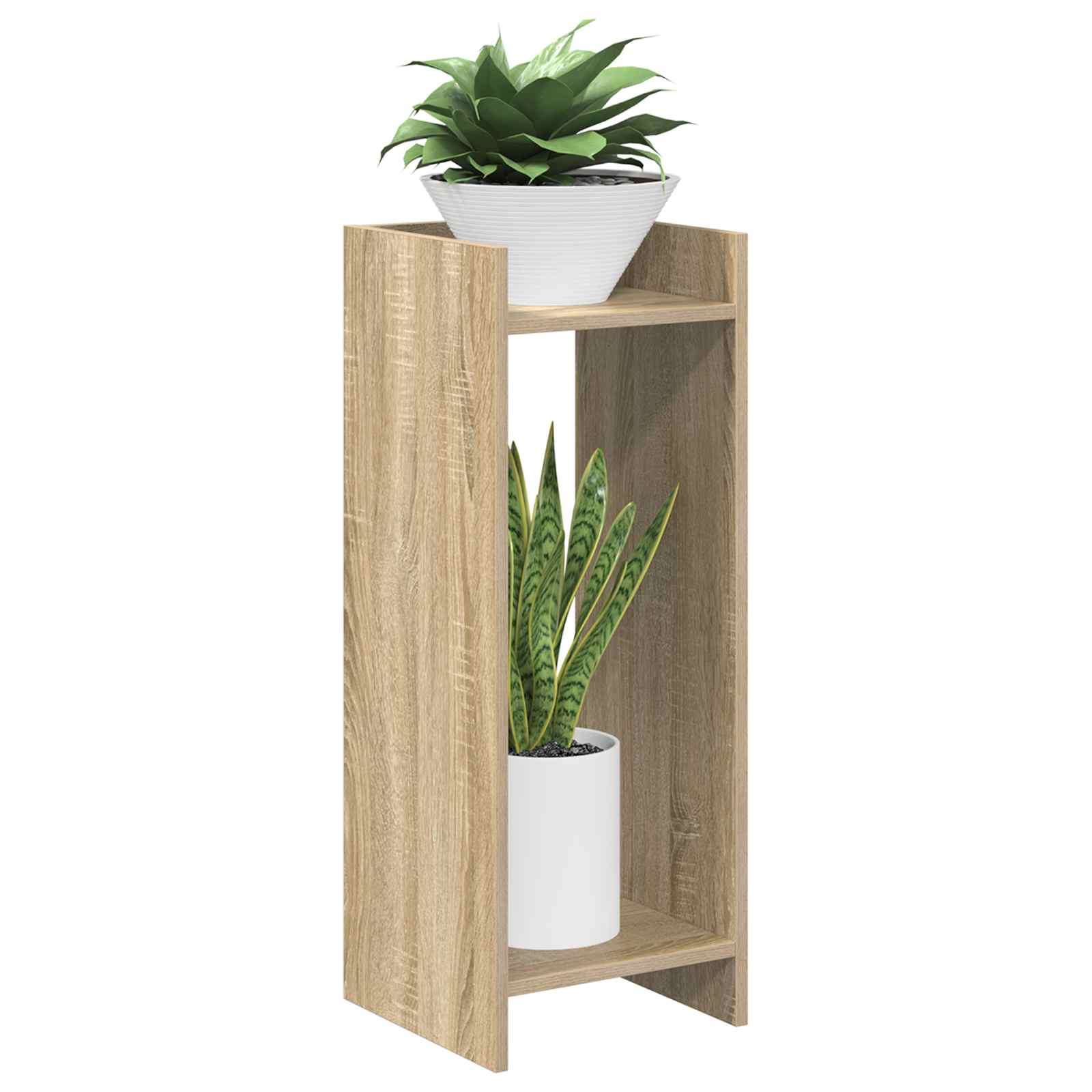 Supporto per piante 2 pcs Rovere Sonoma 30 x 30 x 80 cm | homemem39